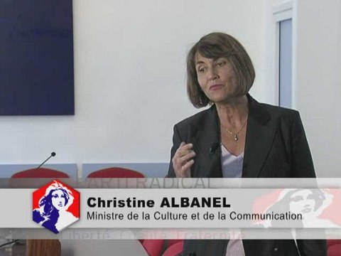 Hadopi est un point de départ Christine Albanel