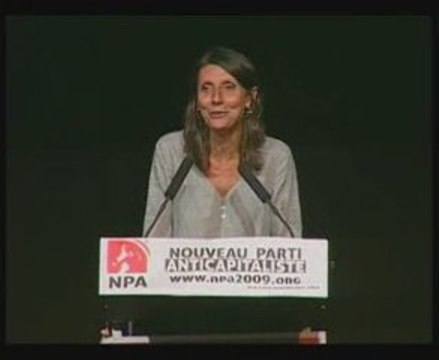 Christine Poupin 1ère partie meeting Rouen