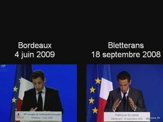 Nicolas Sarkozy et les médecins de plateau technique