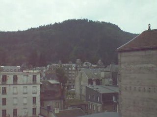 La Bourboule: Panorama depuis la rue du Canada