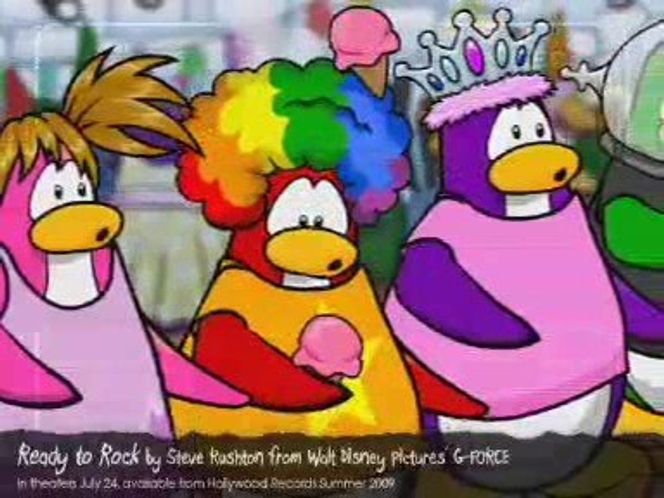 Club Penguin is Ready to Rock - Puffles and Penguins U Rock