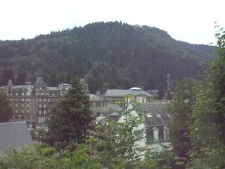 La Bourboule: Panorama depuis la rue du Canada