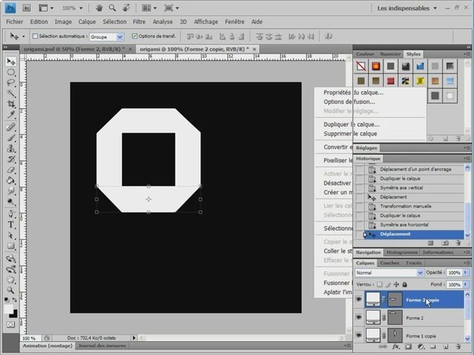 Tutoriel origami