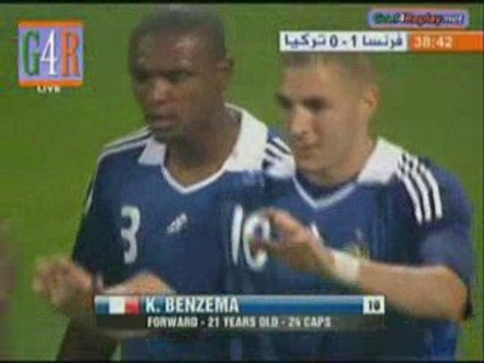 FRANCE 1-0 TURQUIE BENZEMA
