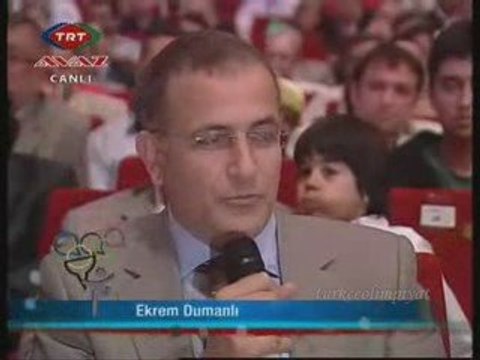 Ekrem Dumanlı 7.Türkçe Olimpiyatları