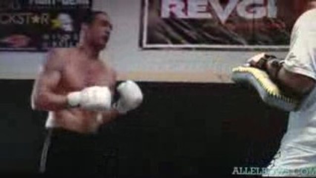 Tactical Curved Leather Thai Pads, Fight Training w/ Targets