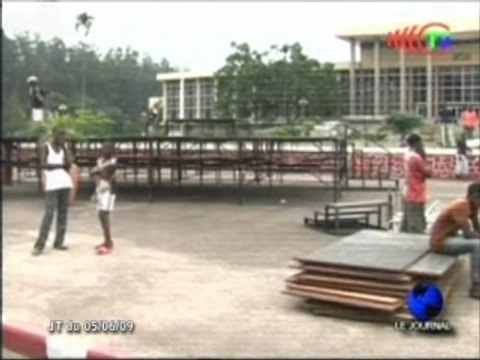 Préparatifs du méga meeting avec Denis Sassou Nguesso