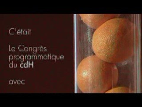 Congrès programmatique du cdH Kinepolis Liège