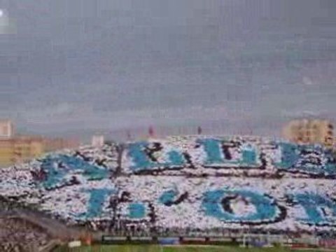 OM-RENNES tifo virage Sud