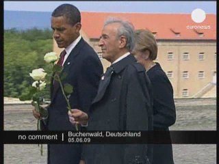 Obama visite le camp de Buchenwald