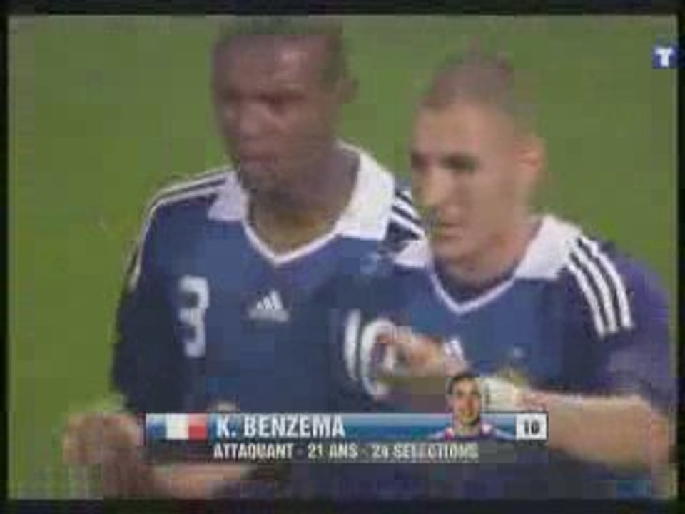 France - Turquie 1- 0 But de Karim Benzema