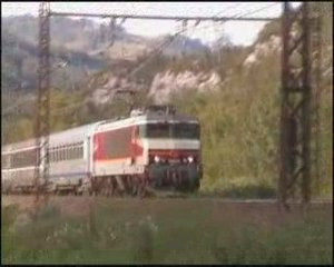 La CC 6549 entre en gare de Virieu-le-Grand