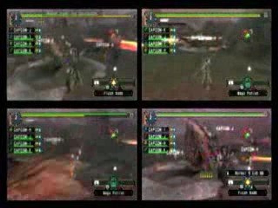 MHFU Multiplayer Video - PSP