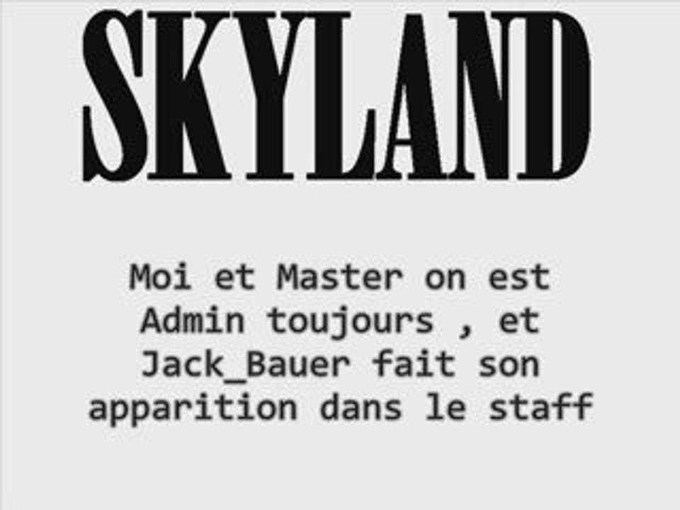 Récapitulatif Dym