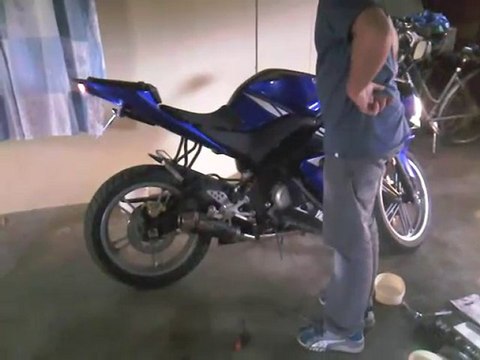 Flamme pot scorpion sans chicane