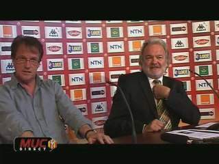 Conférence Bilan de la Saison - Annonce du nouvel entraîneur