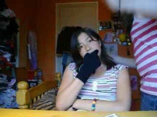 Marine et Romane chez moi