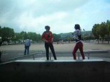 06/06/09 Skate Park Alix et Melo qui dansent xD