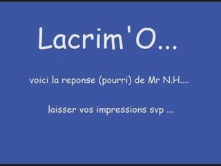 reponse pourri de mr N.H...