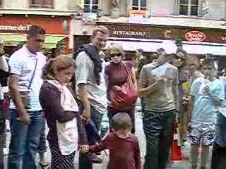 Action barquette - journée contre le spécisme 2009 - Lyon