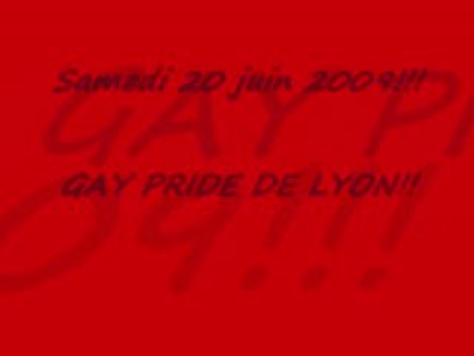 montage gay pride 2009