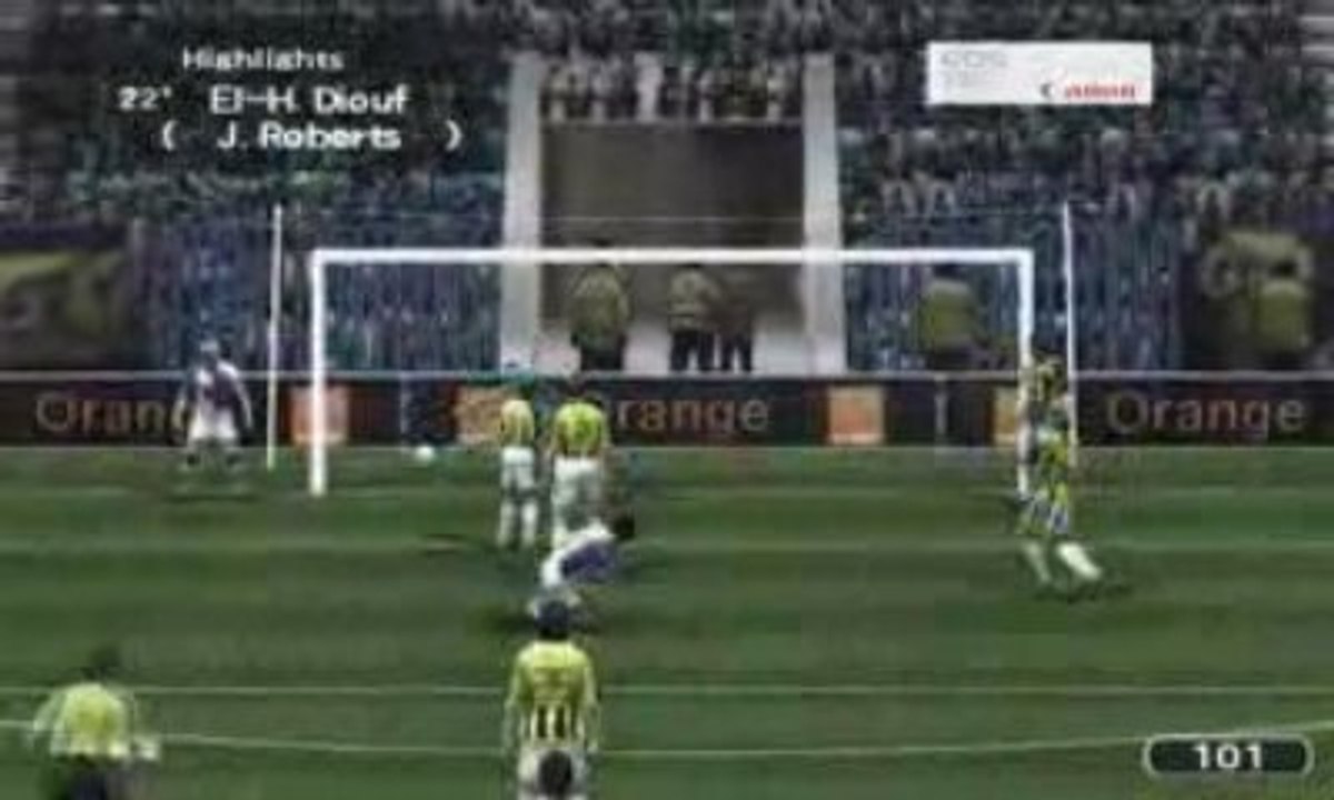 El Hadji Diuf overhead versus Flash