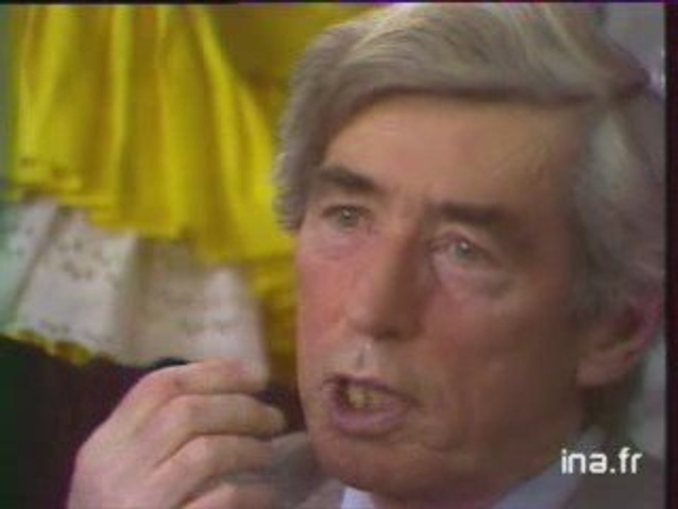 Hergé à propos de Tintin au cinéma -English&French subtitles