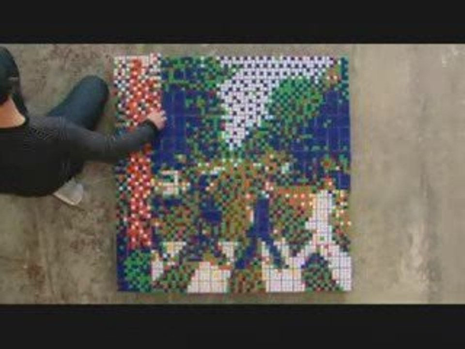 Rubiks Cube & pochettes de disques