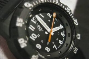 H3 Tactical Sniper Carbon Watch Green Tubes H3.402231.09