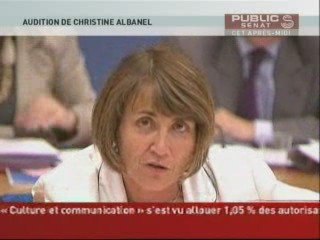 Audition,Audition par la commission des finances du ministre de la culture