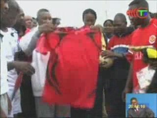 Football: Match amcal entre Télé Congo et Mairie de Ouenzé