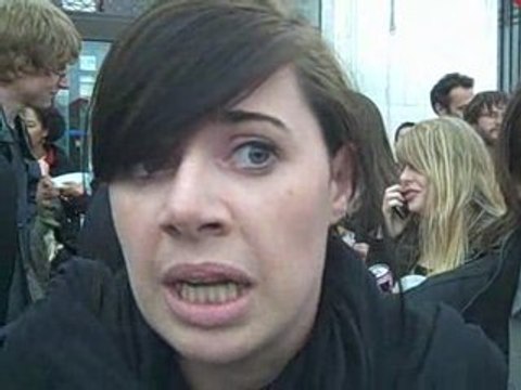 E Bosherel, militante PS après les résultats des européennes