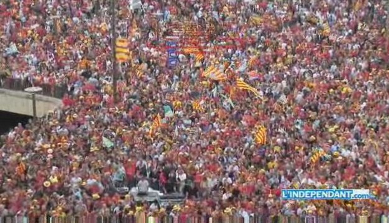 20 000 CATALANS AU PIED DU CASTILLET POUR ACCUEILLIR BRENNUS