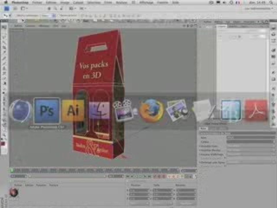 Démo packaging en 3D