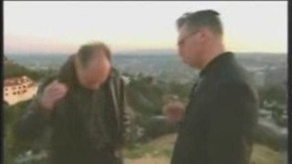 WERNER HERZOG SHOT DURING BBC INTERVIEW [2005 GRIZZLY MAN]