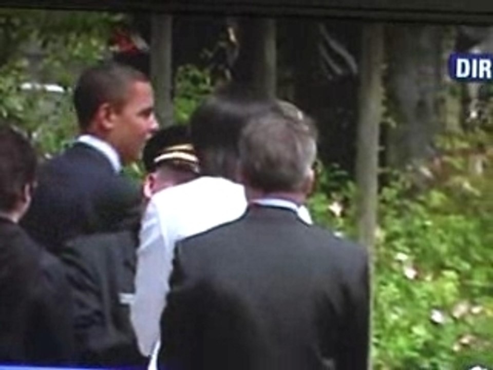 D-Day: Arrivée de Barack OBAMA à Colleville