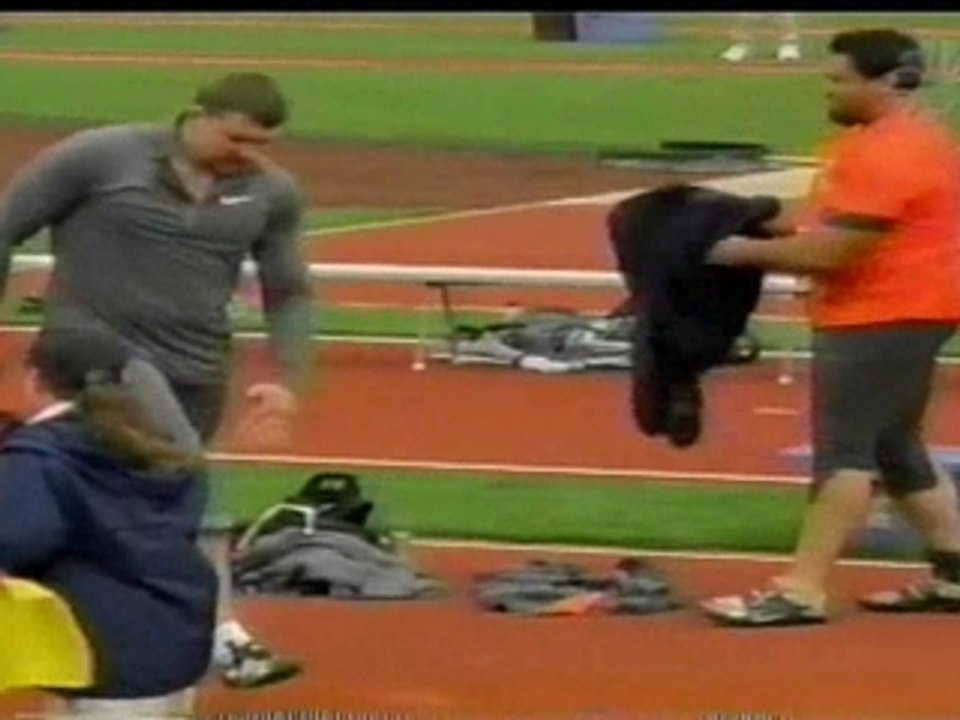 Athlé Meeting Pre fontaine Lancer poids USA 2009 Hoffa 21m89