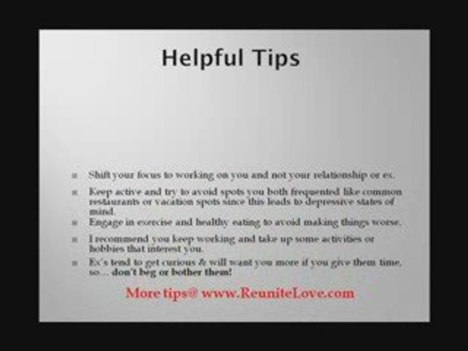 (Difficult Relationship Breakup) Break Up Advice That Works!