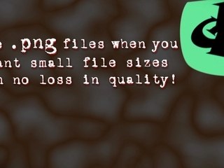 Portable Network Graphic over .tiff or .jpeg