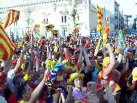 usap avec le bouclier de brennus a perpignan