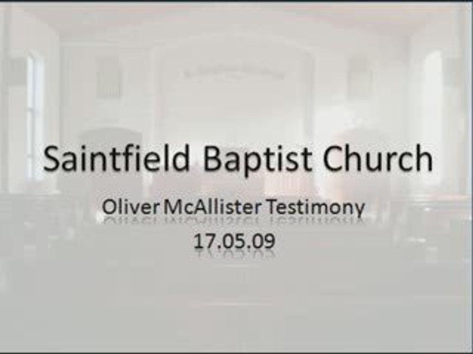 170509 - Oliver McAllister Part 1