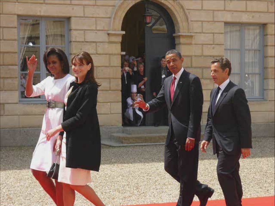 BARACK OBAMA & NICOLAS SARKOZY A CAEN