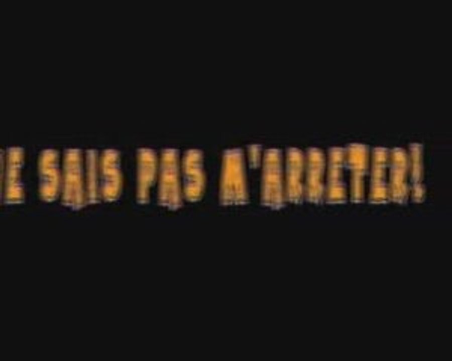 Je sais pas m'arrêter