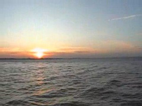 Lac St Louis; couché de soleil mai 2009