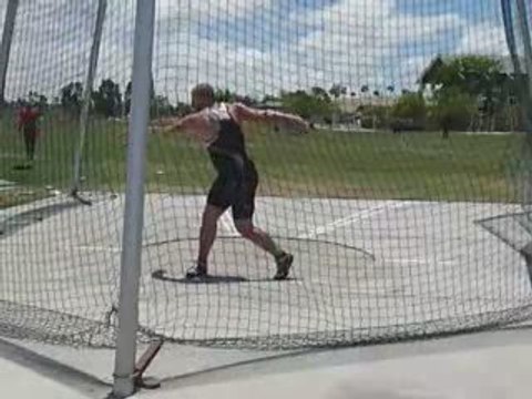 Athlé lancer disque Adam Kuehl 64m69 Chula Vista 2009