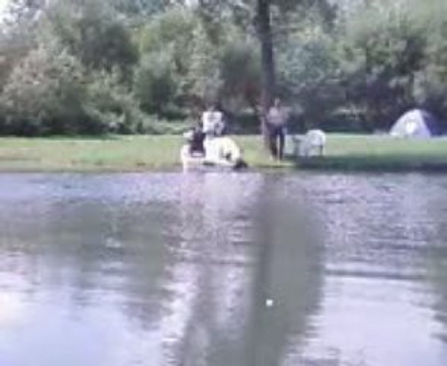 Pêche F & F dans la barque