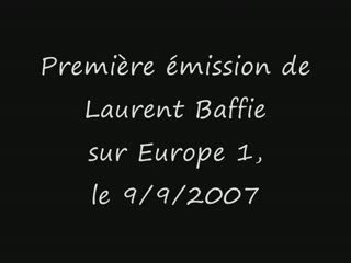 Laurent Baffie, sa première émission sur Europe 1
