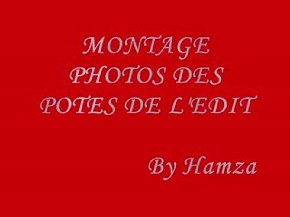 Montage Photos L'Edit 2009