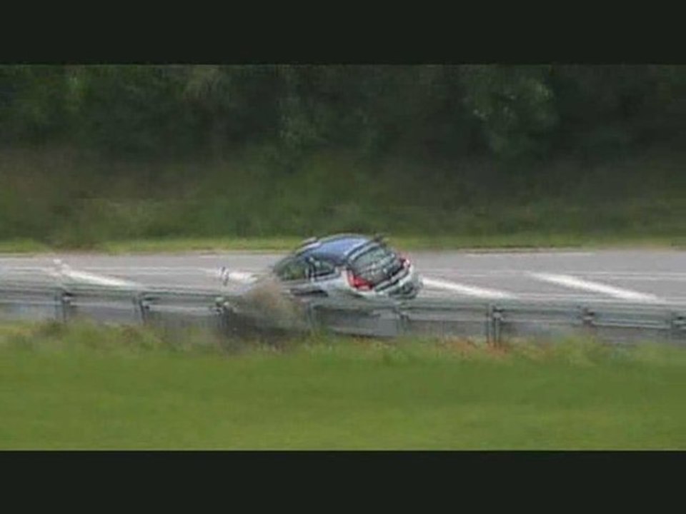 crash clio R3 course de cote soissons 2009