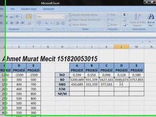 AHMET MURAT MECİT MÜHENDİSLİK EKONOMİSİ ÖDEVİ